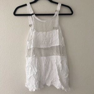 Free People White Tank Top